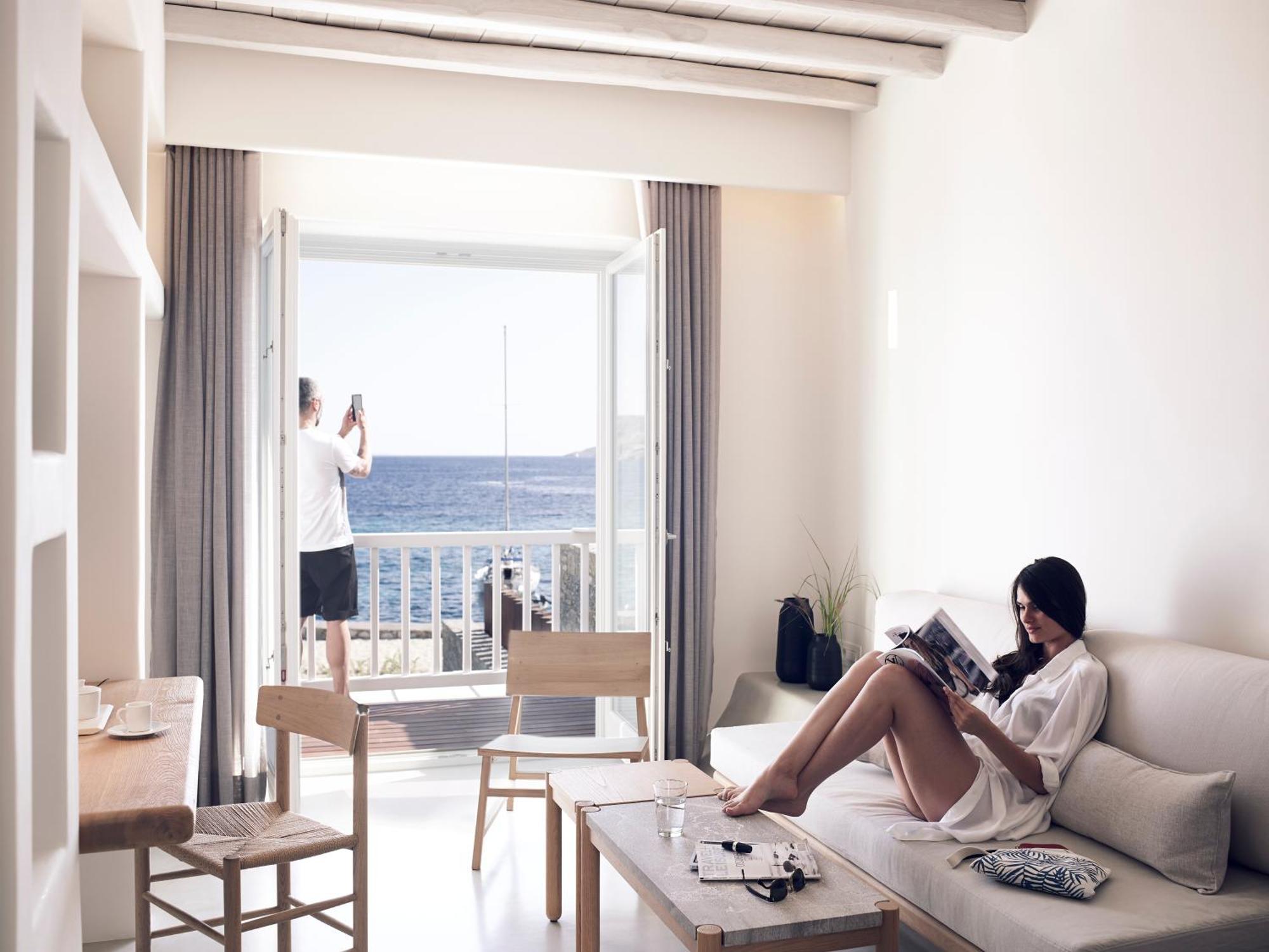 Bill&Coo Mykonos-The Leading Hotels Of The World (Adults Only) Mykonos Town Rum bild